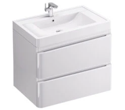 IMEX Flite White Wall Hung Double Drawer Unit And Basin 600mm -Burlington Shop M700 2020 11 24 10 17 16 23