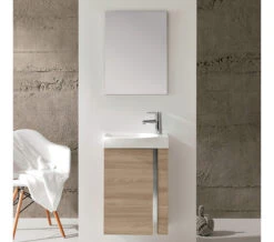 Royo Elegance 450 X 250mm 1 Door Cloakroom Unit With Basin And Mirror -Burlington Shop M700 2020 12 7 13 19 19 872