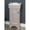 Silverdale Victorian Grey Micro Unit With White Basin -Burlington Shop M700 2020 6 12 14 43 7 26