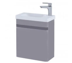 RAK Resort Wall Hung 450mm Wide Cloakroom Matt White Vanity Unit With Basin -Burlington Shop M700 2020 6 20 11 59 23 538
