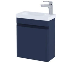 RAK Resort Wall Hung 450mm Wide Cloakroom Matt White Vanity Unit With Basin -Burlington Shop M700 2020 6 20 11 59 51 634