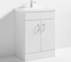 Nuie Eden 800mm High Floor Standing Gloss White Two Door Cabinet And Basin -Burlington Shop M700 2021 11 11 8 26 43 654