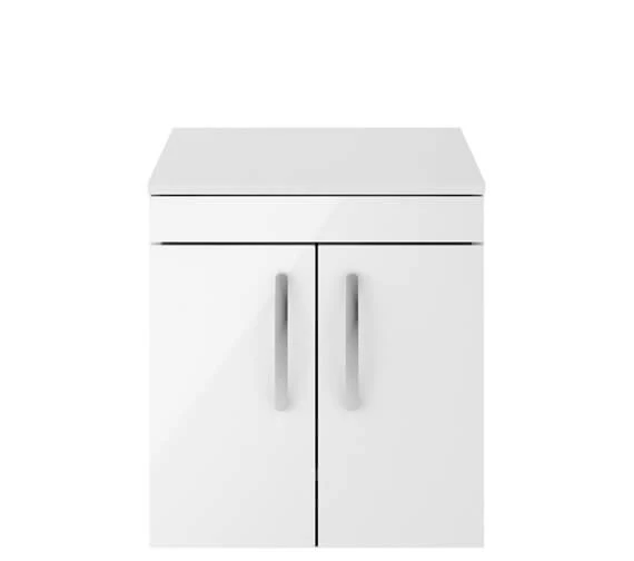 Nuie Athena Wall Hung 2 Door Vanity Unit With Worktop Or Basin 4 Nuie Athena Wall Hung 2 Door Vanity Unit With Worktop Or Basin - Image 2