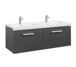 Roca Prisma Unik 2 Drawer Base Unit Textured Ash 1200 X 450mm With Basin 9 Roca Prisma Unik 2 Drawer Base Unit Textured Ash 1200 X 450mm With Basin -Burlington Shop M700 2021 12 20 8 20 30 199
