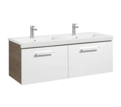 Roca Prisma Unik 2 Drawer Base Unit Textured Ash 1200 X 450mm With Basin 10 Roca Prisma Unik 2 Drawer Base Unit Textured Ash 1200 X 450mm With Basin -Burlington Shop M700 2021 12 20 8 20 41 94