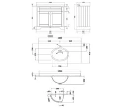 Hudson Reed Old London Floor Standing Vanity Unit And Basin With Marble Worktop -Burlington Shop M700 2021 12 21 13 19 45 190