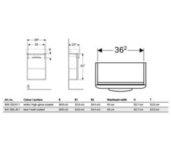 Geberit Selnova Square 396 X 226mm Small Projection One Door Cabinet 7 Geberit Selnova Square 396 X 226mm Small Projection One Door Cabinet -Burlington Shop M700 2021 4 20 13 58 16 642