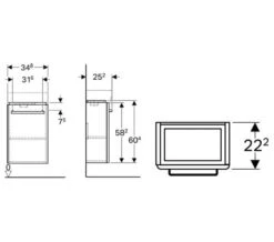 Geberit Selnova Compact 348 X 252mm Small Projection 1 Door Cabinet -Burlington Shop M700 2021 4 23 9 41 58 5