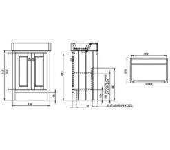Roper Rhodes Hampton 530 X 370mm 2 Door Countertop Unit 9 Roper Rhodes Hampton 530 X 370mm 2 Door Countertop Unit -Burlington Shop M700 2021 6 3 10 5 54 272
