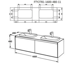 IMEX Arco 1600mm Twin Single Drawer Cabinet -Burlington Shop M700 2021 7 28 13 42 0 129