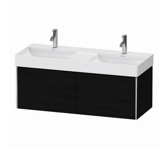 Duravit XSquare 1184 X 460mm Wall-Hung White Matt Vanity Unit With 2-Pull-Out Compartments 6 Duravit XSquare 1184 X 460mm Wall-Hung White Matt Vanity Unit With 2-Pull-Out Compartments - Image 4