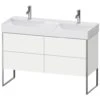 Duravit XSquare Floor-Standing 1184 X 460mm Vanity Unit With 4-Pull-Out Compartments -Burlington Shop M700 2021 8 4 10 8 3 780