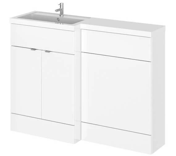 Hudson Reed Fusion 1200mm Full Depth Furniture Pack - Vanity And WC Unit With Basin 3 Hudson Reed Fusion 1200mm Full Depth Furniture Pack - Vanity And WC Unit With Basin