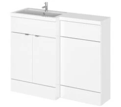 Hudson Reed Fusion 1100mm Full Depth Furniture Pack - Vanity And WC Unit With Basin