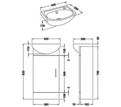 Nuie Mayford 420 X 290mm Floor Standing White Cabinet And Basin 14 Nuie Mayford 420 X 290mm Floor Standing White Cabinet And Basin -Burlington Shop M700 2021 9 23 10 10 57 204