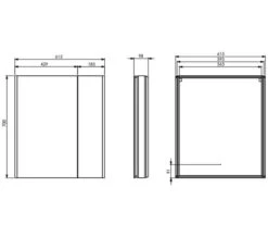 Roper Rhodes Limit 615 X 700mm Slimline Double Door Mirror Cabinet 8 Roper Rhodes Limit 615 X 700mm Slimline Double Door Mirror Cabinet -Burlington Shop M700 2022 10 18 8 39 14 941