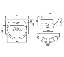 Essential Alaska 1 Door Vanity Unit 450mm And Basin -Burlington Shop M700 2022 10 22 7 38 16 23