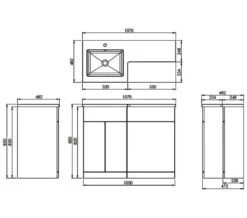 Royo Aquatrend Petite Floor Standing Cabinet And Back To Wall WC Unit -Burlington Shop M700 2022 10 4 8 18 38 829
