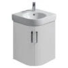 Geberit Selnova Compact 690 X 550mm Double Door Cabinet And Basin -Burlington Shop M700 2022 4 6 10 3 22 725