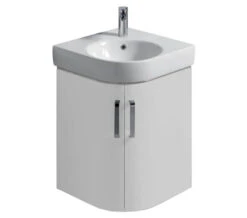 Geberit Selnova Compact 690 X 550mm Double Door Cabinet And Basin