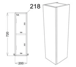 Joseph Miles Twain 1 Door Wall Hung Unit -Burlington Shop M700 2022 5 24 7 52 32 709