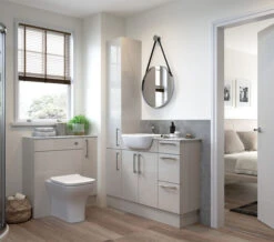 Joseph Miles Twain 200mm Wide 1 Door Floor Standing Unit With Toilet Roll Holder -Burlington Shop M700 2022 5 24 8 34 49 480