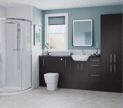 Joseph Miles Twain 200mm Wide 1 Door Floor Standing Unit With Toilet Roll Holder -Burlington Shop M700 2022 5 24 9 43 49 411