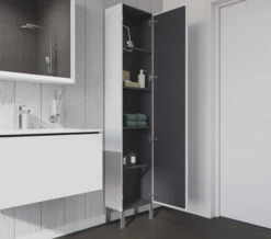 Duravit L-Cube 1760mm High 1 Door Cabinet -Burlington Shop M700 2022 6 10 12 20 16 840