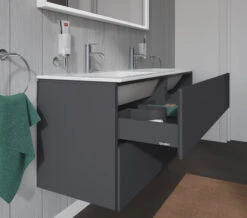 Duravit L-Cube 1290mm Wide 4 Drawers Wall Mounted Vanity Unit For Me-By-Starck Basin 23 Duravit L-Cube 1290mm Wide 4 Drawers Wall Mounted Vanity Unit For Me-By-Starck Basin -Burlington Shop M700 2022 6 10 12 54 40 496