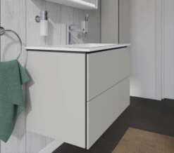 Duravit L-Cube Wall Mounted 2 Drawer Vanity Unit For Me-By-Starck Basin -Burlington Shop M700 2022 6 10 14 35 7 879