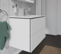 Duravit L-Cube Wall Mounted 2 Drawer Vanity Unit For Me-By-Starck Basin -Burlington Shop M700 2022 6 10 14 36 57 381