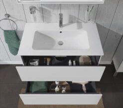 Duravit L-Cube Wall Mounted 2 Drawer Vanity Unit For Me-By-Starck Basin -Burlington Shop M700 2022 6 10 14 39 14 664