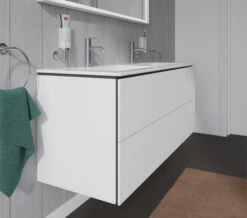 Duravit L-Cube 1290mm Wide 2 Drawers Wall Mounted Vanity Unit For Me-By-Starck Basin -Burlington Shop M700 2022 6 10 14 41 29 658