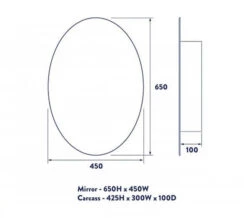 Croydex Tay Stainless Steel Oval Door Mirror Cabinet -Burlington Shop M700 2022 6 16 13 46 13 7