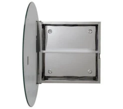Croydex Severn Stainless Steel Circular Door Mirror Cabinet -Burlington Shop M700 2022 6 16 13 53 48 287