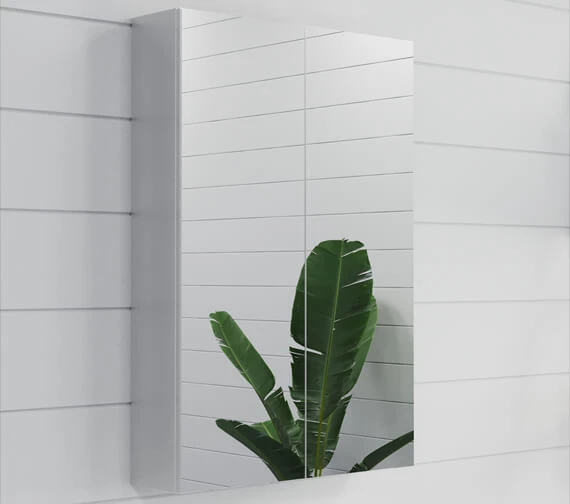 Croydex Colorado Stainless Steel Double Door Large Mirror Cabinet 3 Croydex Colorado Stainless Steel Double Door Large Mirror Cabinet