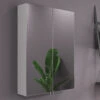 Croydex Anton Stainless Steel Double Door Standard Mirror Cabinet -Burlington Shop M700 2022 7 19 9 52 58 690