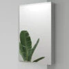 Croydex Simplicity Self Assembly White Corner Mirror Cabinet