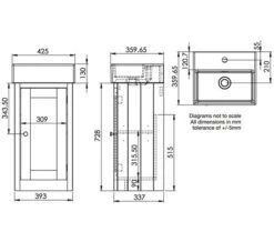 Tavistock Lansdown 430mm Cloakroom Unit And Basin 12 Tavistock Lansdown 430mm Cloakroom Unit And Basin -Burlington Shop M700 2022 8 2 8 5 49 787