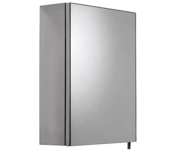 Croydex Avon Stainless Steel Single Door Small Mirror Cabinet 6 Croydex Avon Stainless Steel Single Door Small Mirror Cabinet - Image 4