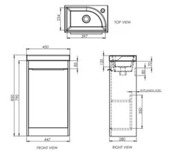 Tavistock Sequence 450mm Vanity Unit And Basin 14 Tavistock Sequence 450mm Vanity Unit And Basin -Burlington Shop M700 2022 8 4 14 13 29 41