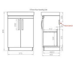 Tavistock Compass Freestanding 2 Door Vanity Unit 14 Tavistock Compass Freestanding 2 Door Vanity Unit -Burlington Shop M700 2022 8 4 9 3 59 324