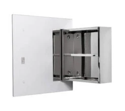 Croydex Dart Stainless Steel Square Door Mirror Cabinet -Burlington Shop M700 2022 9 1 9 7 4 641