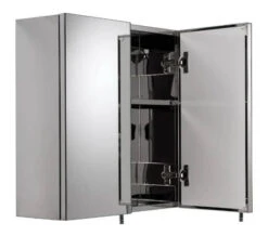 Croydex Avon Stainless Steel Double Door Small Mirror Cabinet -Burlington Shop M700 2022 9 27 11 50 44 970