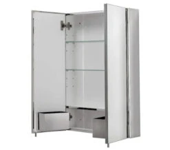Croydex Colorado Stainless Steel Double Door Large Mirror Cabinet 16 Croydex Colorado Stainless Steel Double Door Large Mirror Cabinet -Burlington Shop M700 2022 9 28 10 4 34 841