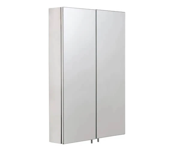Croydex Colorado Stainless Steel Double Door Large Mirror Cabinet 6 Croydex Colorado Stainless Steel Double Door Large Mirror Cabinet - Image 4