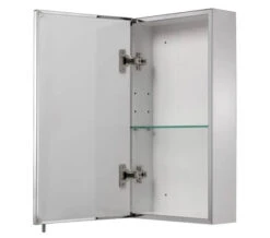 Croydex Anton Stainless Steel Single Door Standard Mirror Cabinet -Burlington Shop M700 2022 9 28 11 27 9 502