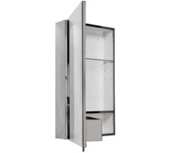 Croydex Colorado Stainless Steel Single Door Large Mirror Cabinet -Burlington Shop M700 2022 9 28 8 38 57 701