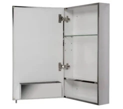 Croydex Colorado Stainless Steel Single Door Large Mirror Cabinet -Burlington Shop M700 2022 9 28 8 39 11 519