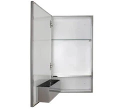 Croydex Colorado Stainless Steel Single Door Large Mirror Cabinet -Burlington Shop M700 2022 9 28 8 39 4 652